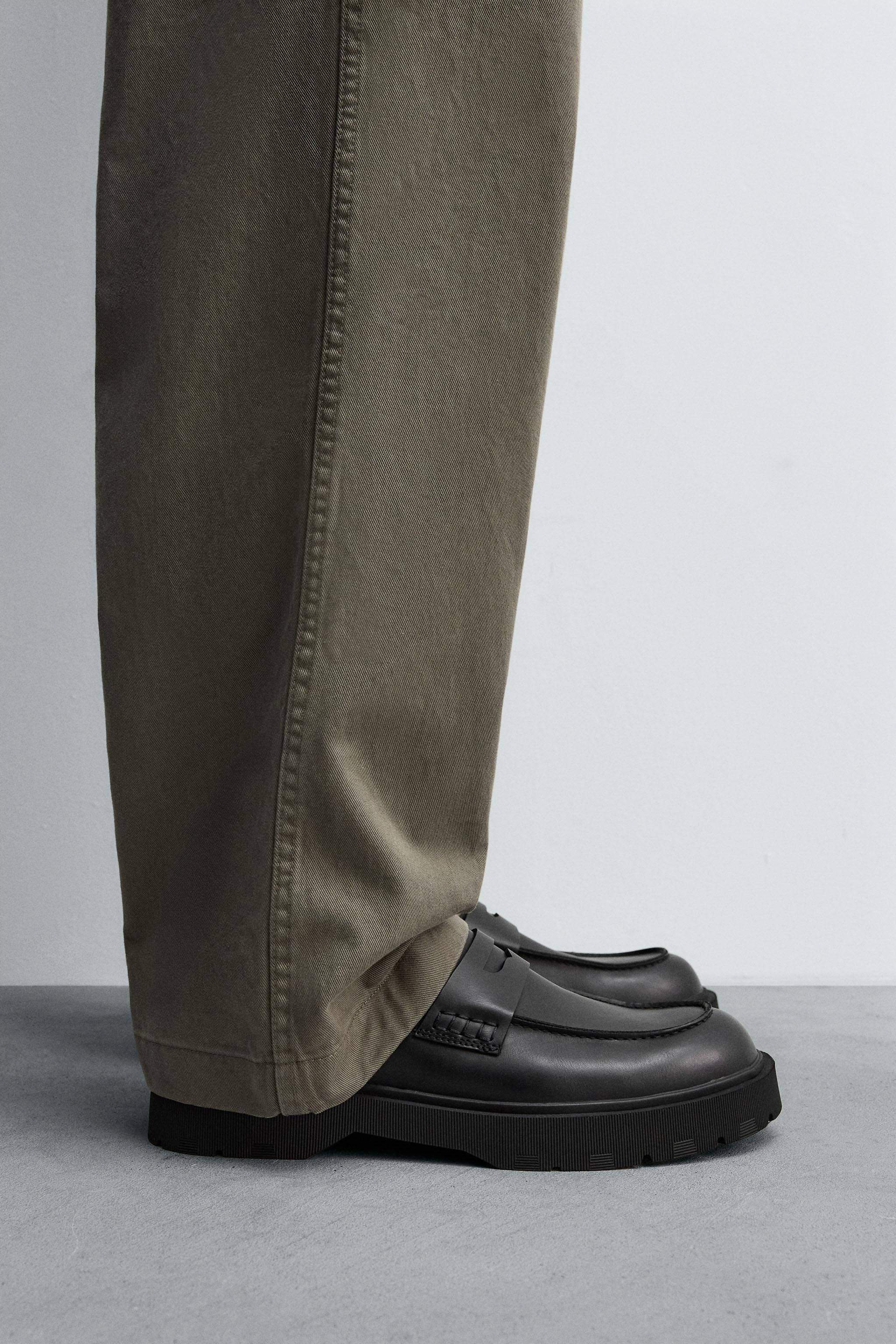 LEATHER PENNY LOAFERS